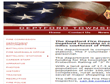 Tablet Screenshot of deptfordfd.org